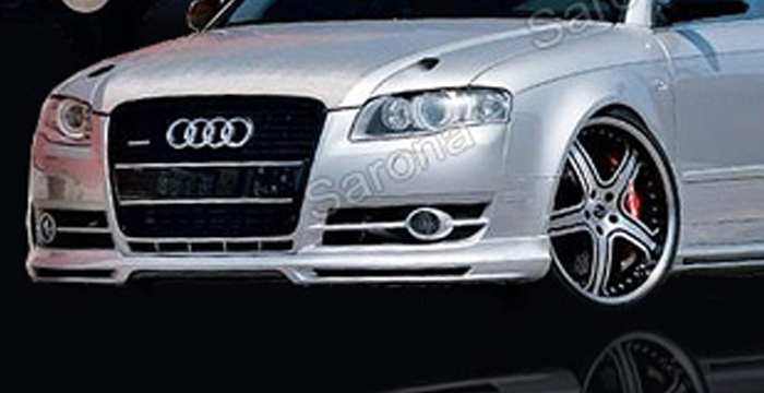 Custom Audi A4  Sedan Front Lip/Splitter (2005 - 2008) - $375.00 (Part #AD-003-FA)